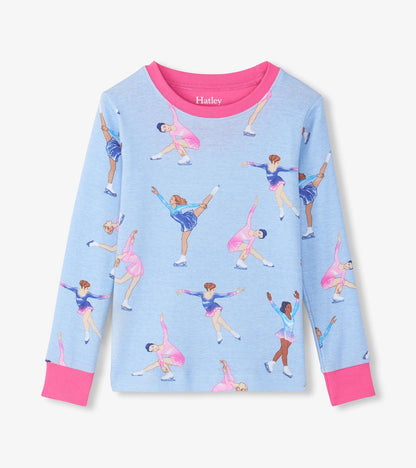 Hatley: Figure Skaters Cotton Rib Pajama Set