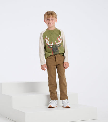 Hatley: Khaki Twill Pants