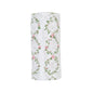 Lulujo: Swaddle Blanket Muslin Cotton Rose Trellis
