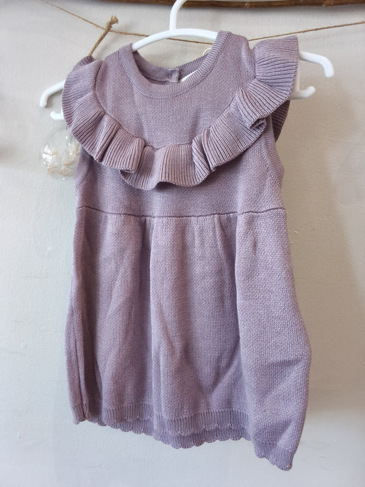 Bamboo Knit Dress: Fixoni