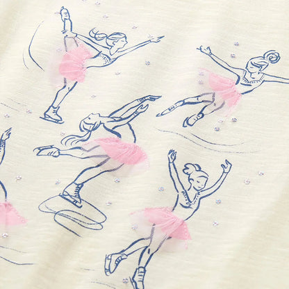 Hatley: Figure Skating Long Sleeve Graphic Tee