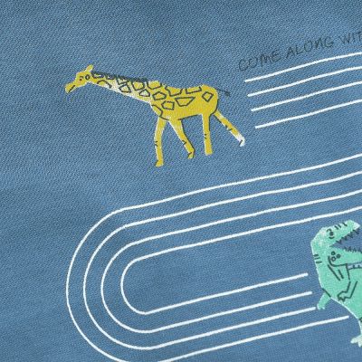 Come Along With Me Light Blue Tee- Colour Kids