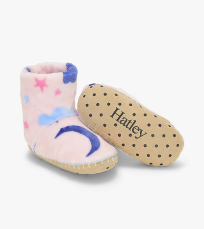 Hatley: Night Sky Fleece Slippers
