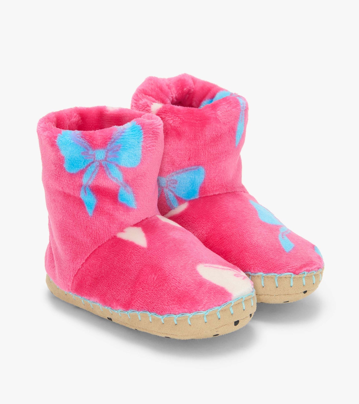 Hatley: Big Bow Fleece Slippers