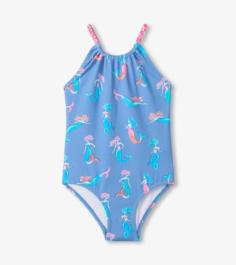 Salty Mermaid Gather Front Swimsuit- Hatley