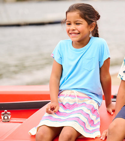 Strawberry Moon Stripes Crochet Skirt- Hatley