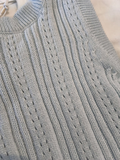 Blue Knitted Jumper- Fixoni