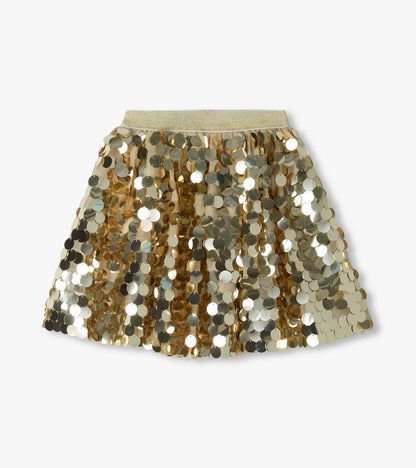 Hatley: Gold Sequin Skirt