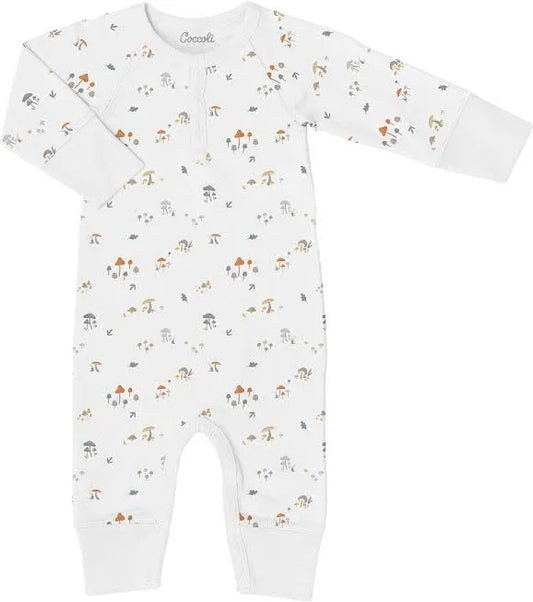 Coccoli: Mushrooms On Cream Unionsuit