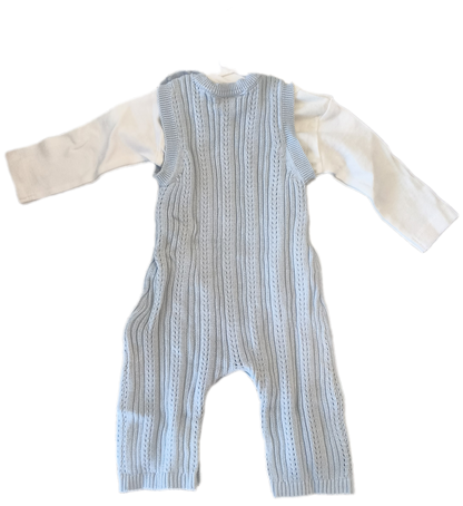 Blue Knitted Jumper- Fixoni