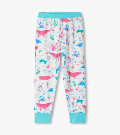 Painted Sealife Bamboo Pajama Set- Hatley