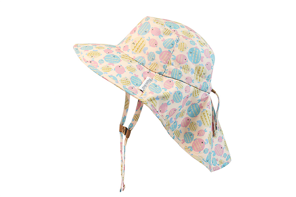 Flapjackkids UPF50+ Baby-Toddler Cape Sun Hat