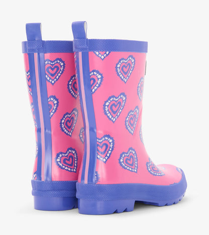 Heart Burst Rain Boot
