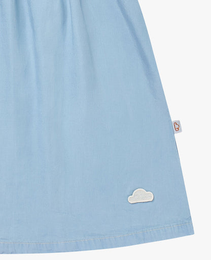 Petite Revery Chambray denim dress