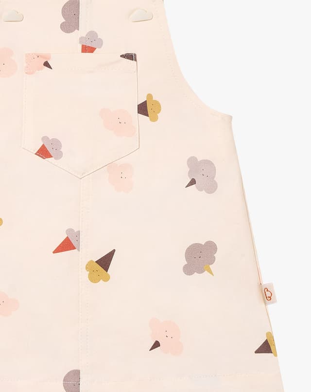 Dessert Sky Overall Dress- Pettie Revery