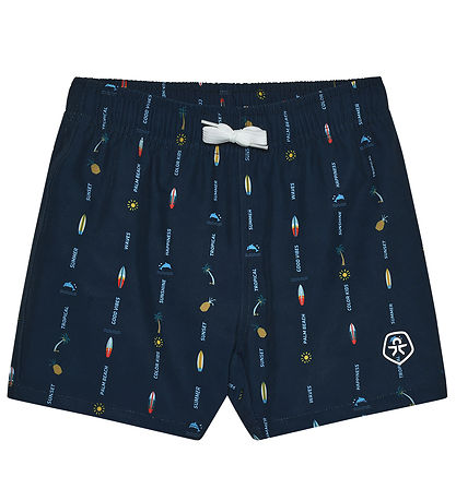 Good Vibes Swim Trunks- Colour Kids
