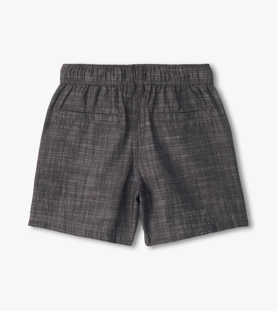 Dark Grey Chambray Woven Shorts- Hatley