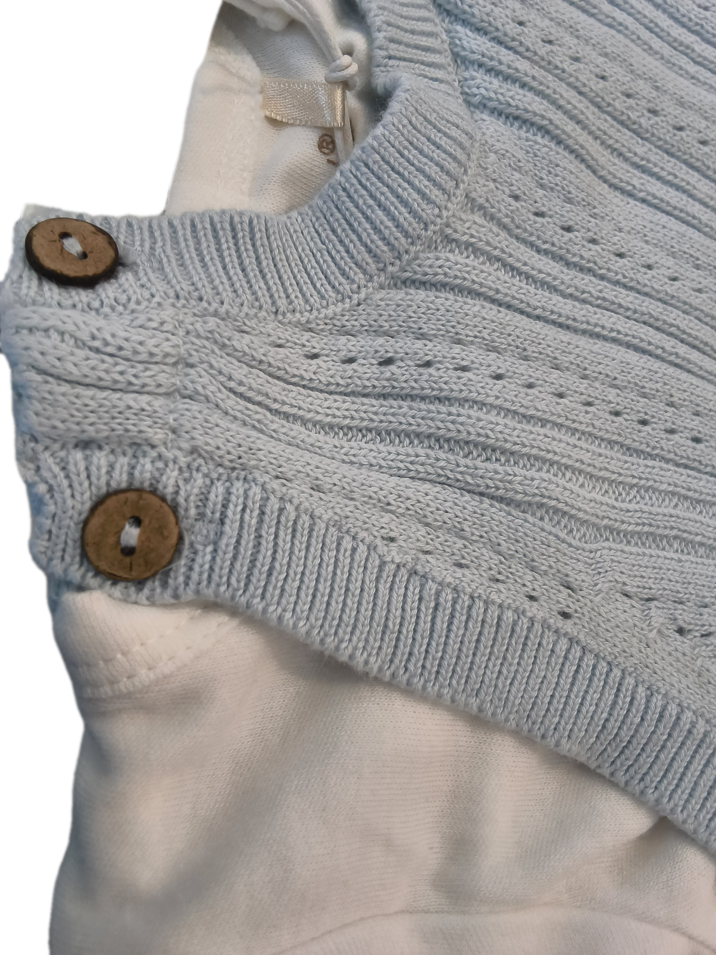 Blue Knitted Jumper- Fixoni