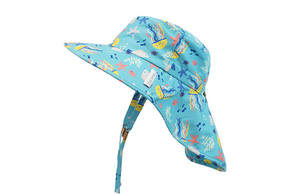 Flapjackkids UPF50+ Baby-Toddler Cape Sun Hat