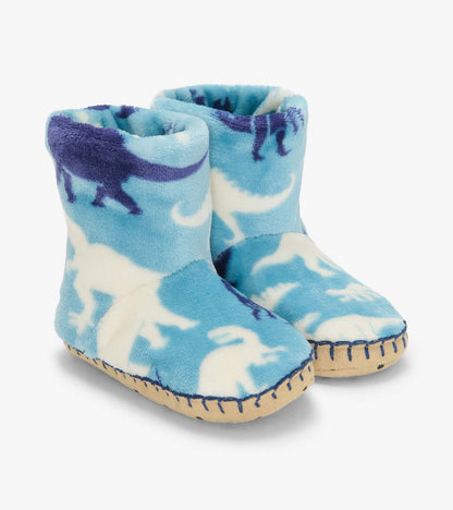 Hatley: Dino Silhouette Fleece Slippers