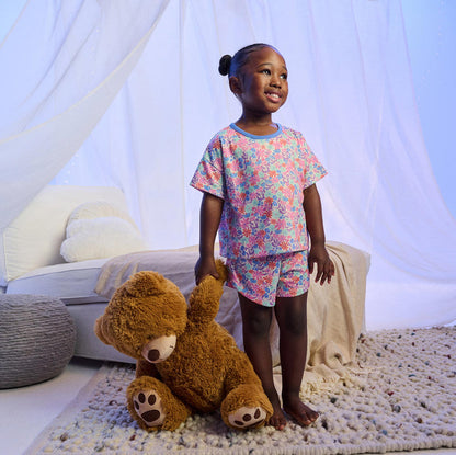 Whimsical Flowers Short Sleep Set- Hatley