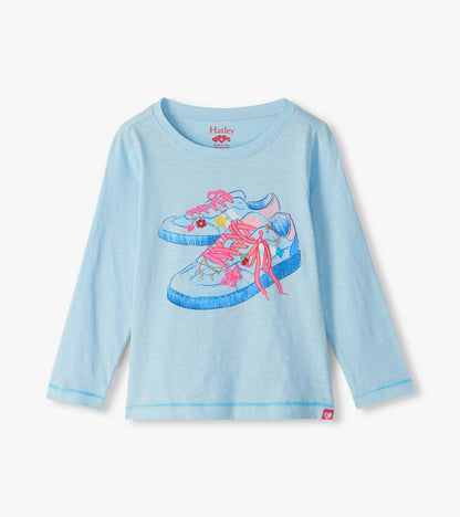 Hatley: Cool Sneakers Long Sleeve Graphic Tee