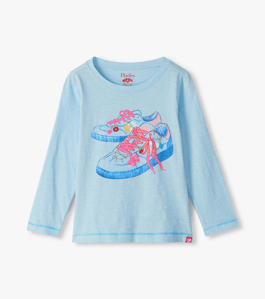 Hatley: Cool Sneakers Long Sleeve Graphic Tee