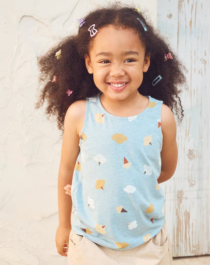 Cloudy Cotton Candy Tank Top- Pettie Revery