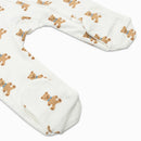 Bamboo Bear Footed Sleeper- Lulujo
