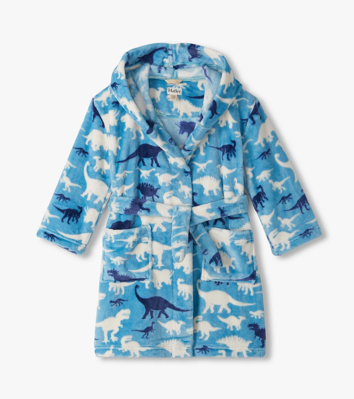 Hatley: Dino Silhouette Fuzzy Fleece Robe