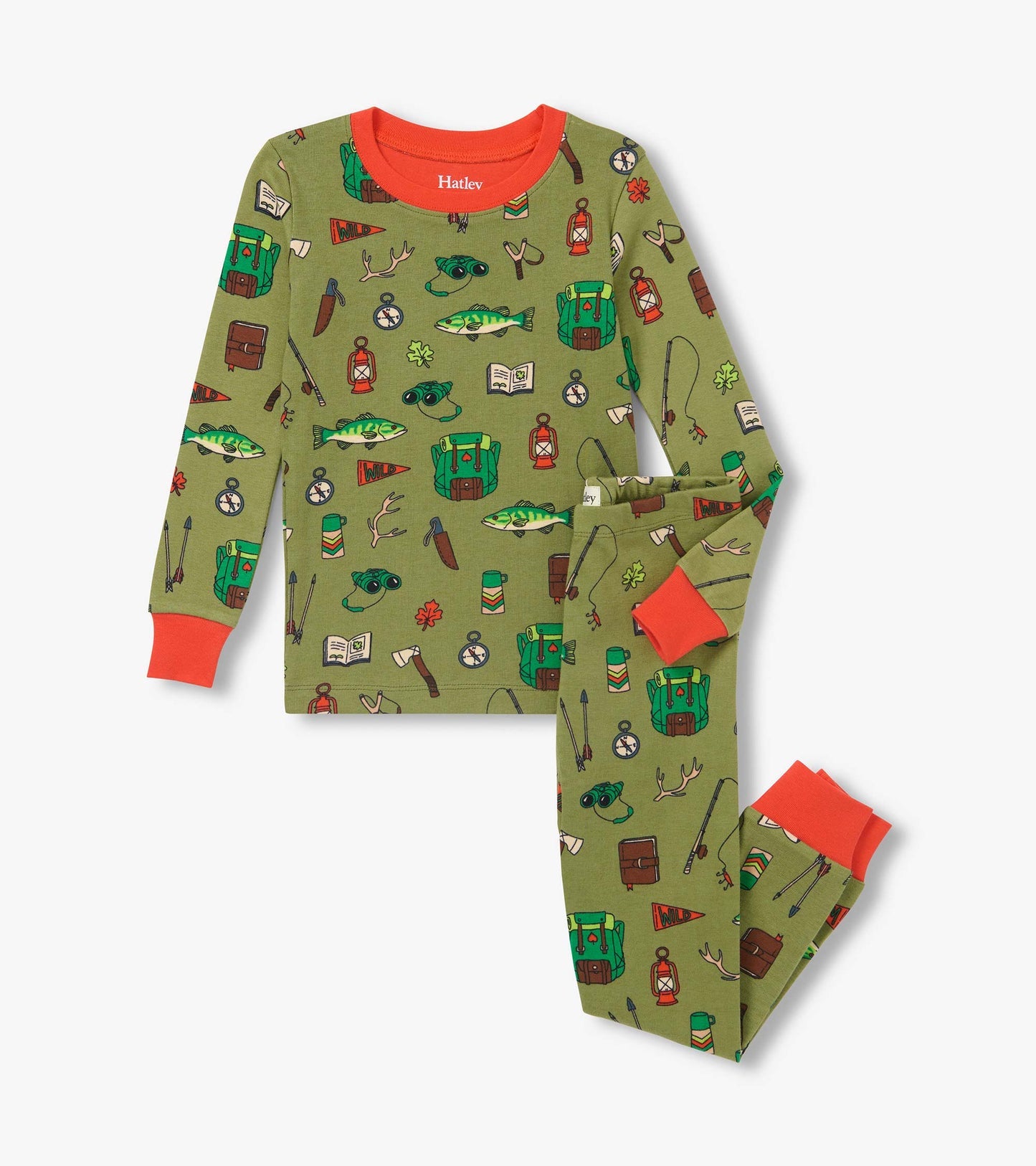 Hatley: Outdoor Explore Cotton Rib Pajama Set