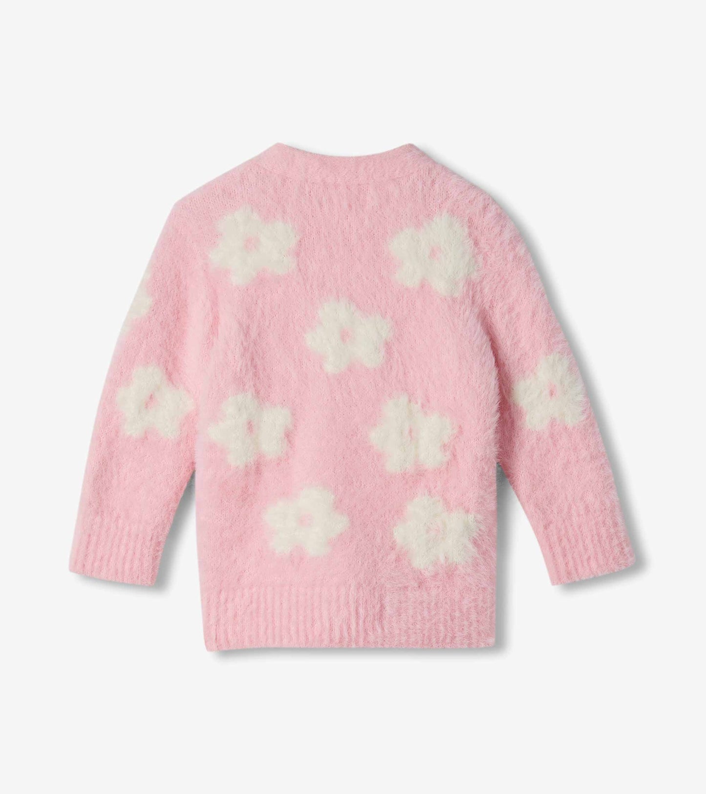 Hatley: Orchid Pink Fuzzy Cardigan