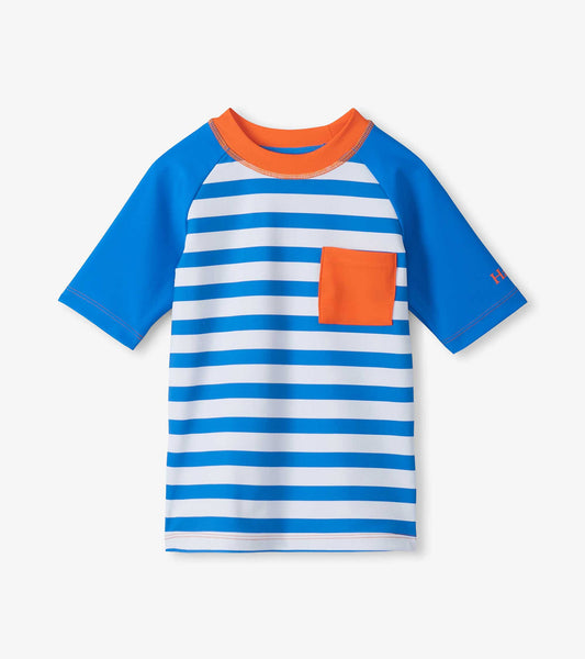 Daphne Stripes short sleeve rash gaurd- Hatley