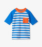 Daphne Stripes short sleeve rash gaurd- Hatley