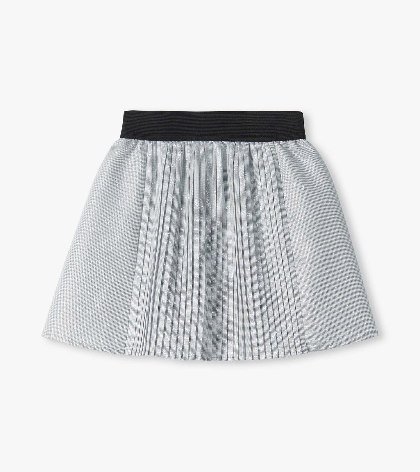 Hatley: Silver Glitter Pleated Fun Skirt