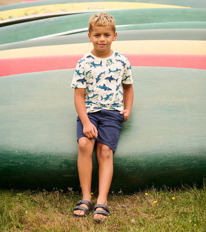 Glow in the Dark Sharks Graphic Tee- Hatley