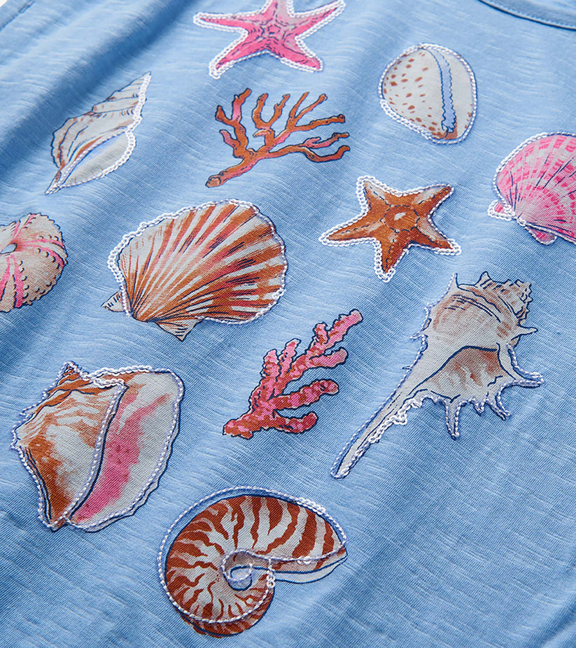 Sea Shell Graphic Tee- Hatley