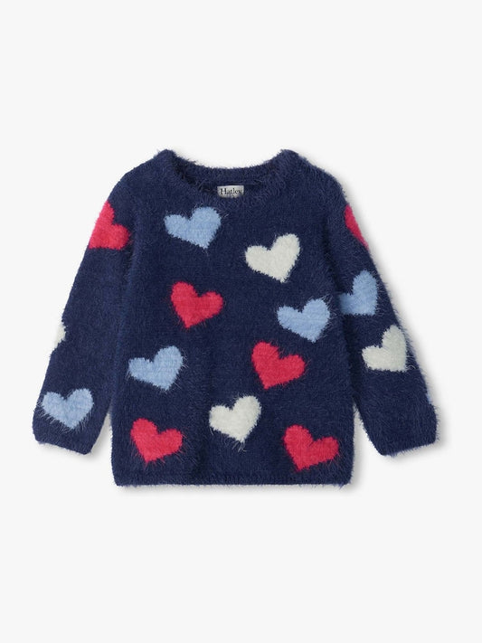 Hatley: Jumbo Hearts Everywhere Sweater