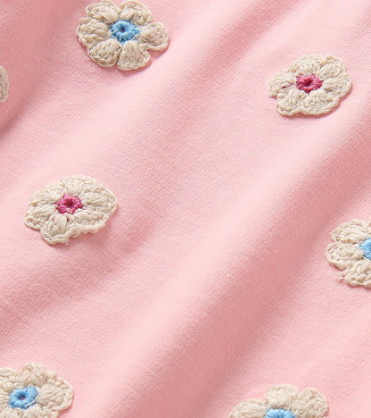 Hatley: Orchid Pink Flower Teddy Bear Dress