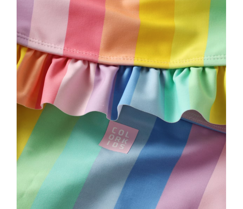 Rainbow Frill Bikini- Colour Kids