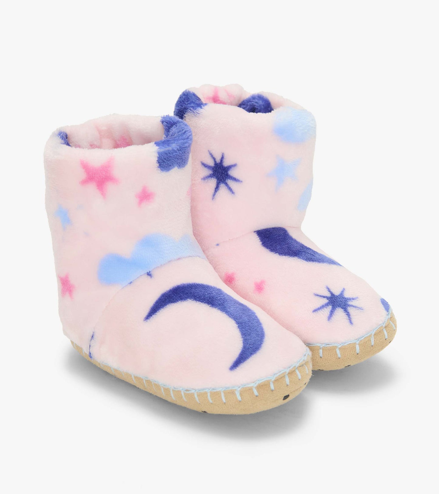 Hatley: Night Sky Fleece Slippers