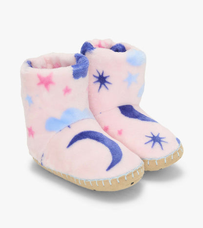 Hatley: Night Sky Fleece Slippers