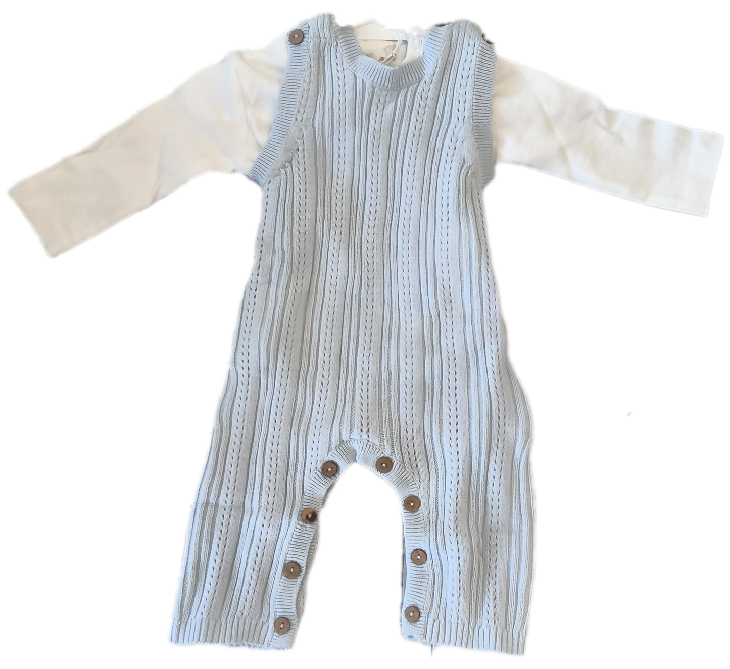 Blue Knitted Jumper- Fixoni