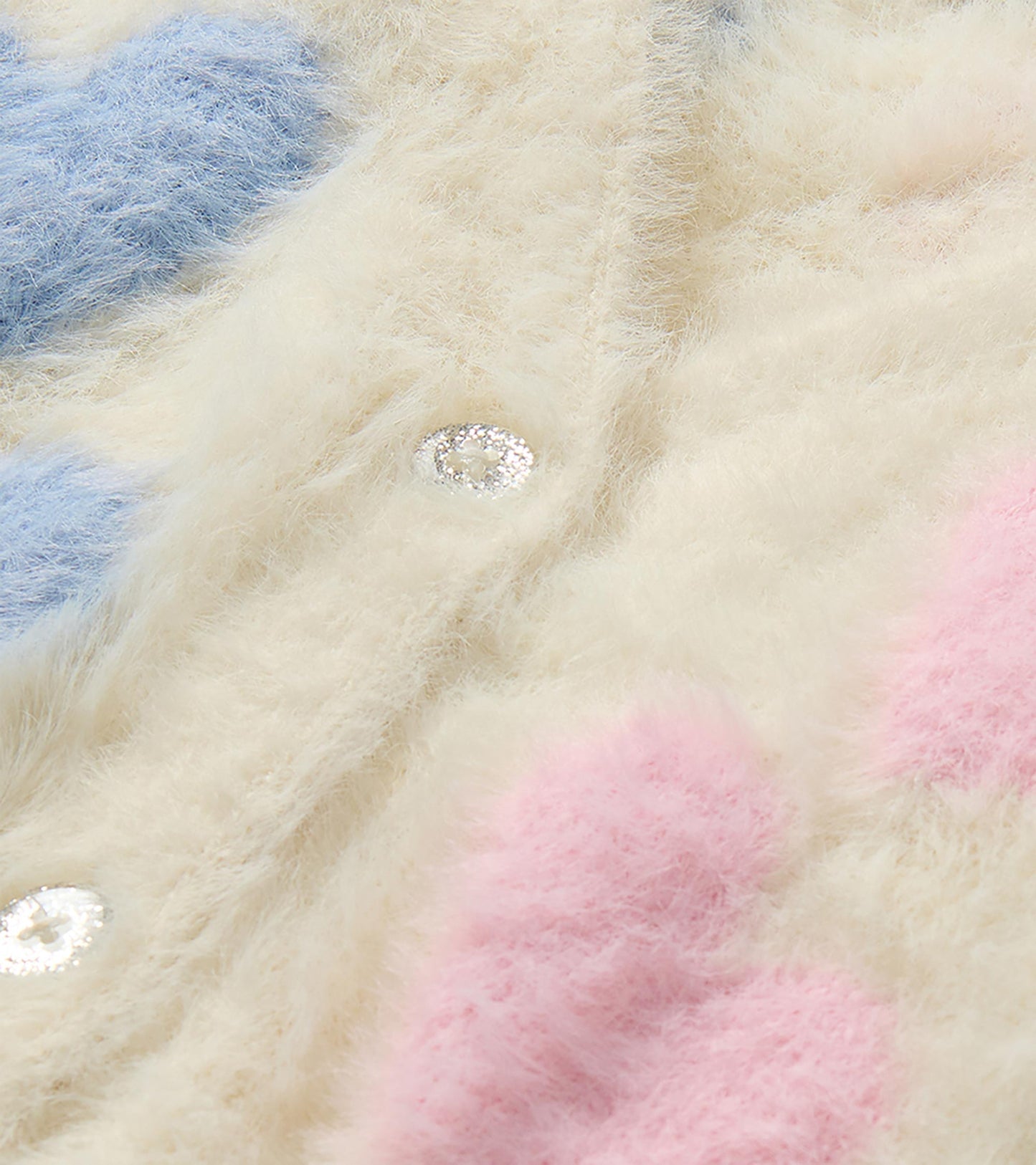 Hatley: Jumbo Hearts Fuzzy Cardigan
