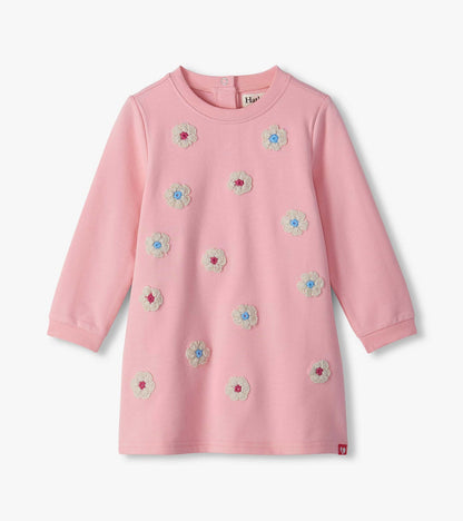 Hatley: Orchid Pink Flower Teddy Bear Dress