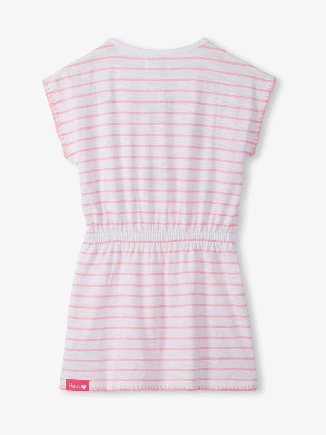 Strawberry Stripes Clinched Waist Dress- Hatley