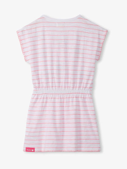 Strawberry Stripes Clinched Waist Dress- Hatley