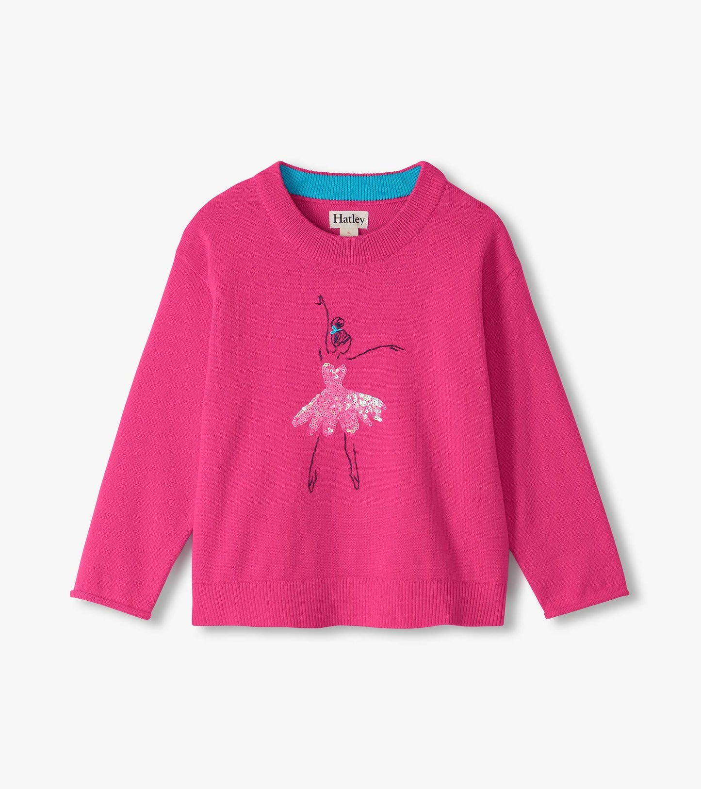 Hatley: Sequin Ballerina Crew Neck Sweater