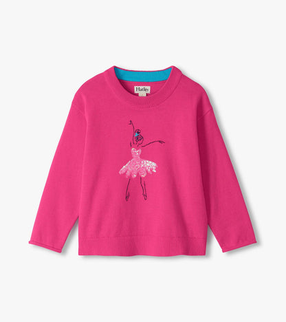 Hatley: Sequin Ballerina Crew Neck Sweater