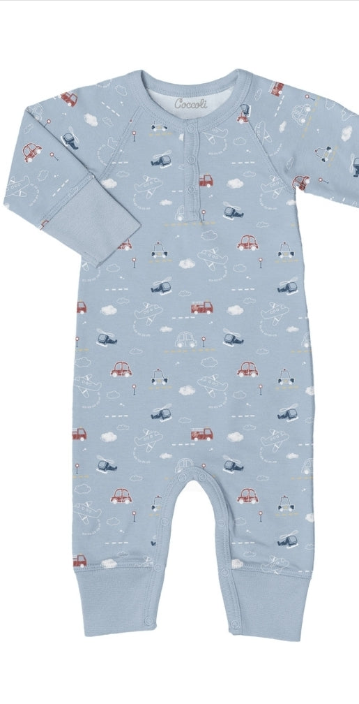 Coccoli Infant Boy Modal Unionsuit 1m-24m